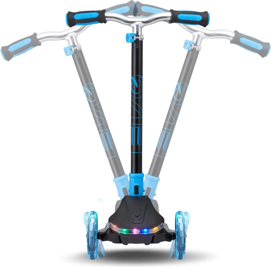 Stabilna trikolesna zasnova z lean-to-steer