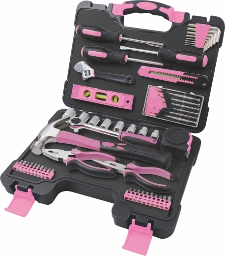 LADY FDG tool set in a case, 53 pieces