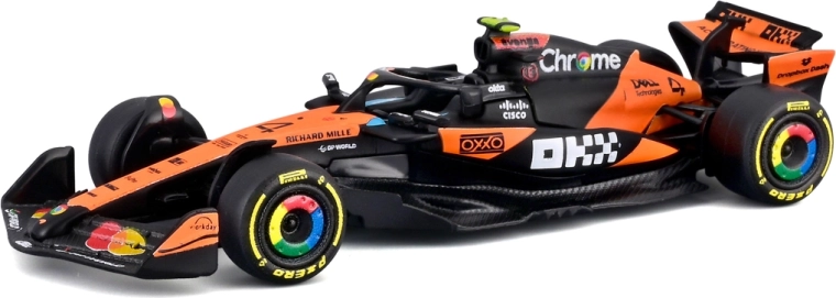 Bburago McLaren MCL39 (2025) Lando Norris #4 – model formule 1 v blisterju 1:64