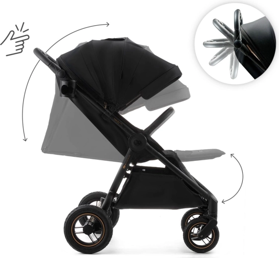 Velika strešica z UPF50+ in pametnim prezračevanjem