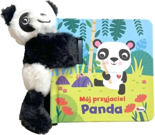 Moj prijatelj panda – harmonika slikanica s plišasto maskoto
