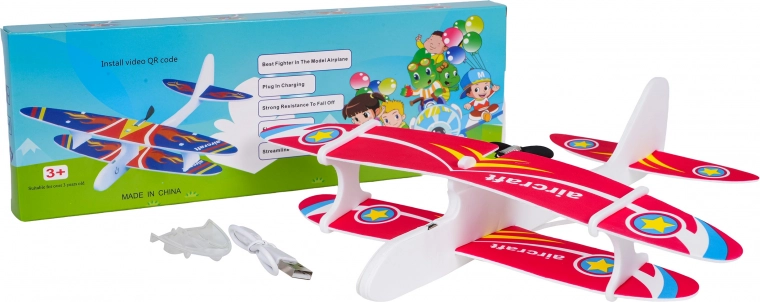 Električno penasto letalo z LED za dolge lete