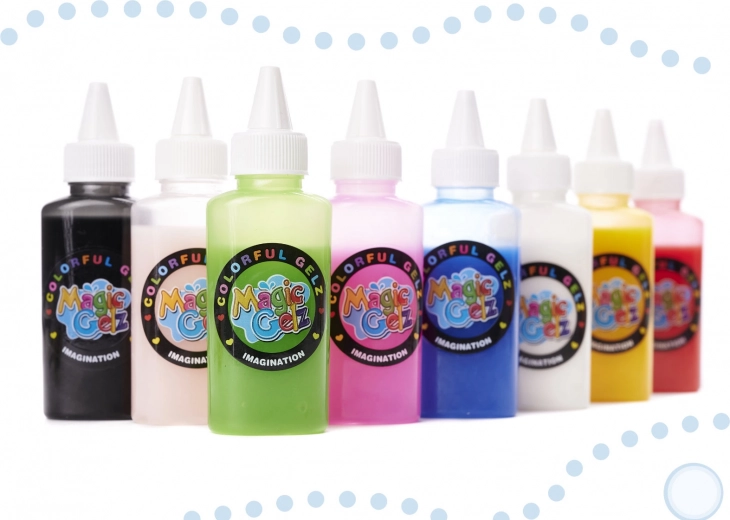 8 barvnih gelov za žive 3D stvaritve