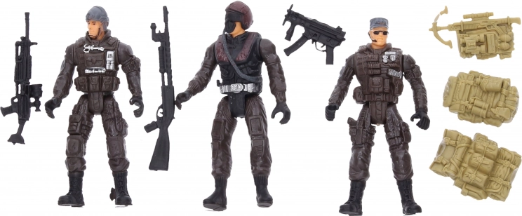 Set vojakov 11 cm z orožjem