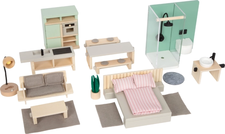 Small Foot komplet pohištva za hiško za punčke