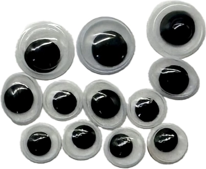 Okrasite izdelke z bleščicami in premikajočimi očki