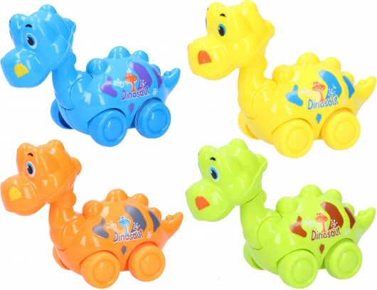 Dinozavri na vztrajnik 14 cm – barvite vozne igrače za otroke