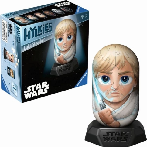 Zbirateljska figurica STAR WARS: Luke Skywalker 3D sestavljanka
