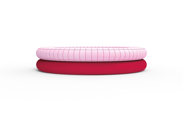 Napihljiv bazen Quut Cherry 120 cm