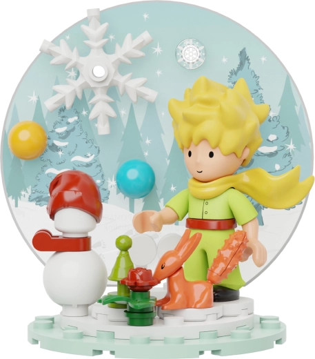 Čaroben zimski prizor z Malim princem