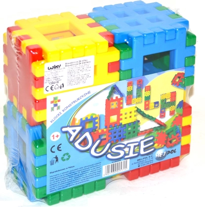 Plastična sestavljanka, 24 kosov