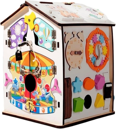 2Kids Toys aktivna hišica (busy board) bela