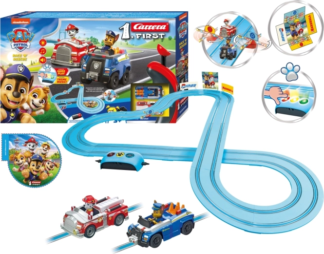 Dirkalna steza Carrera First Paw Patrol Race 'N' Rescue 3,5 m