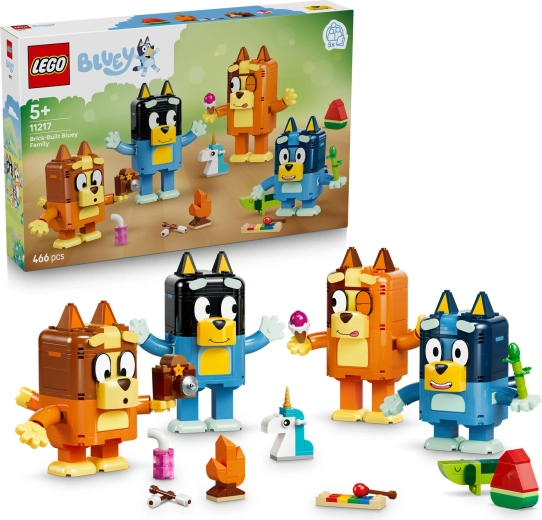 LEGO Bluey družina Bluey iz kock