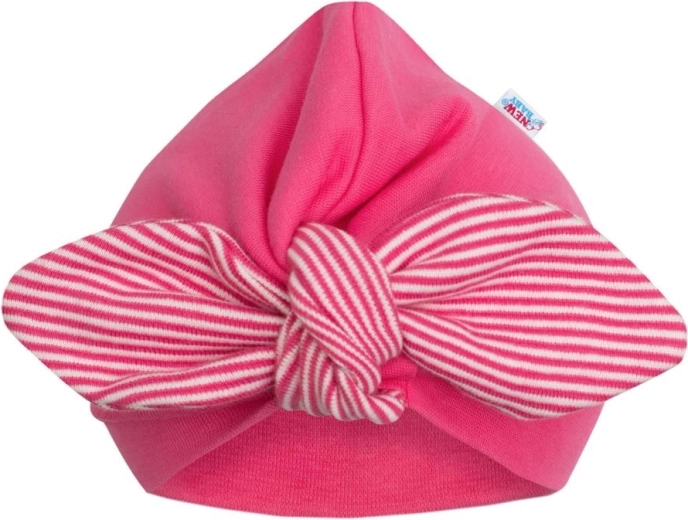 Dekliška kapica turban New Baby For Girls črte