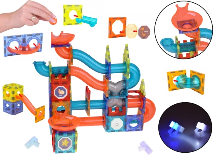 Light-up marbles and light elements