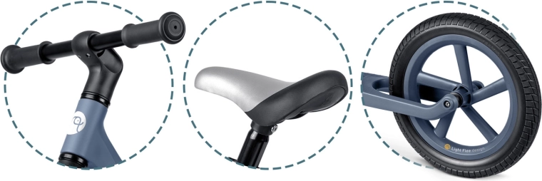 Raste z otrokom zahvaljujoč nastavljivi višini sedeža