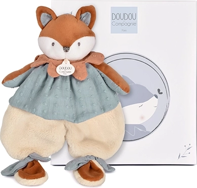 Darilni set Doudou – plišasti ninica Lisica Timo 29 cm