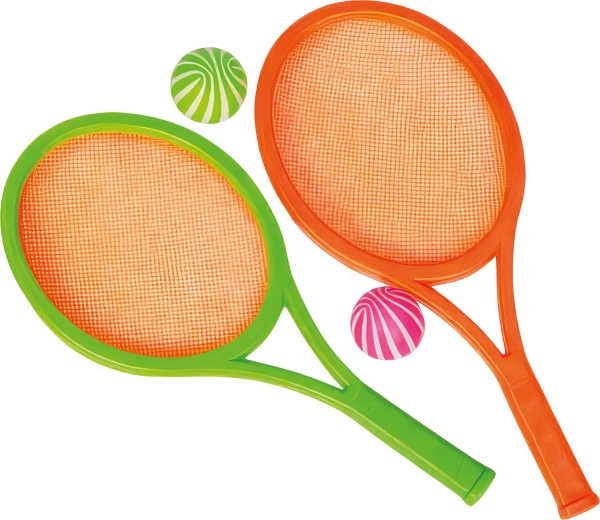 Sparkys otroški teniški set 34 cm (2 loparja + 2 žogici)