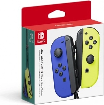 Nintendo Joy-Con krmilnika modre/neonsko rumene barve
