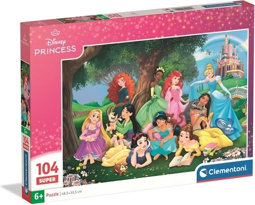 Sestavljanka Clementoni Disney Super Princess 104 kosov