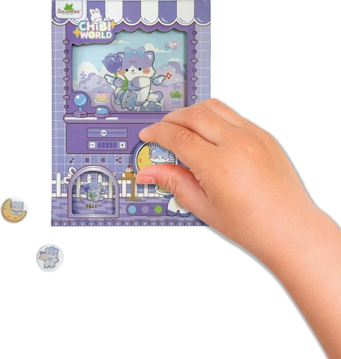 Chibi svet gashapon zvezek mačka - 1 kos
