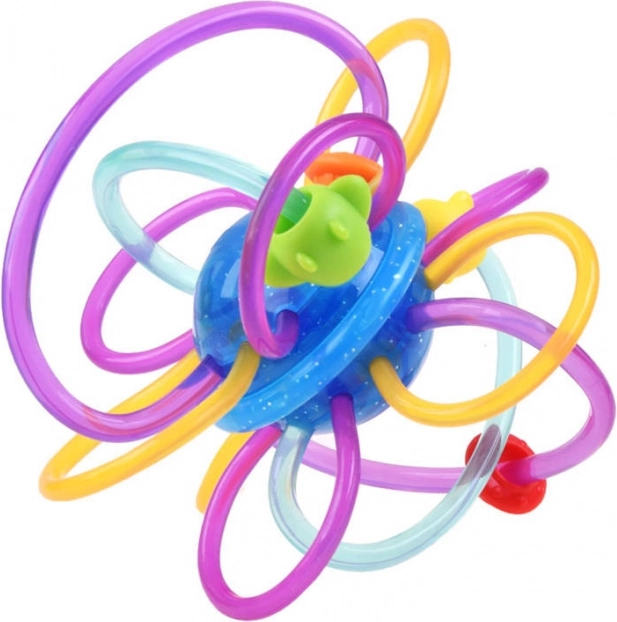 Senzorični grizalnik za dojenčke z ropotuljico – A