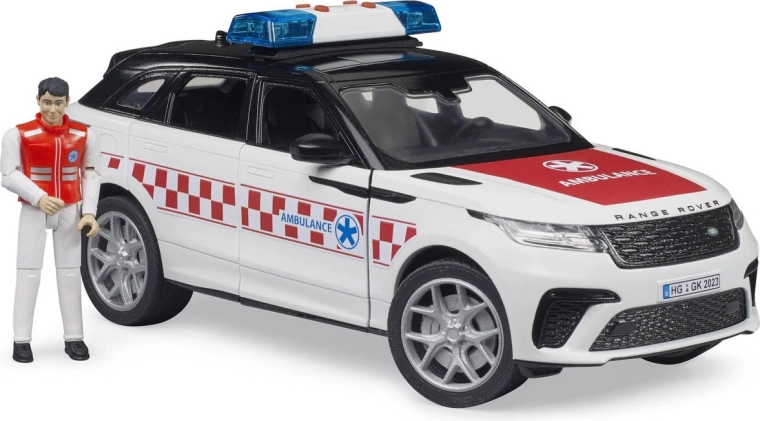 BRUDER Range Rover Velar reševalno vozilo s svetlobo in zvokom