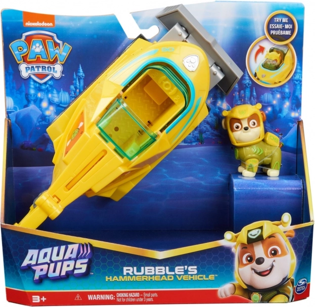 Tačke na patrulji Aqua vozilo s figurico Rubble