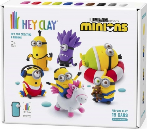 Hej Clay plastični set Minions