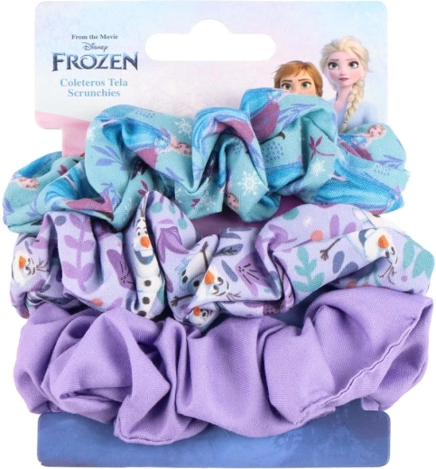 Komplet tkaninskih elastik za lase Disney Frozen – Ledeno kraljestvo (3 kosi)