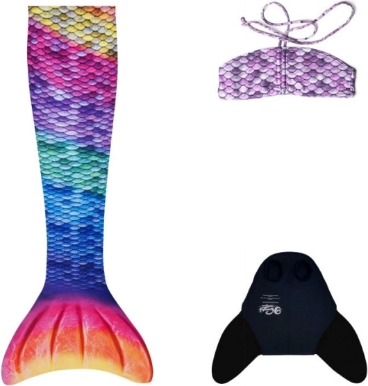 Morski rep z monoplavutjo Rainbow in Bikini