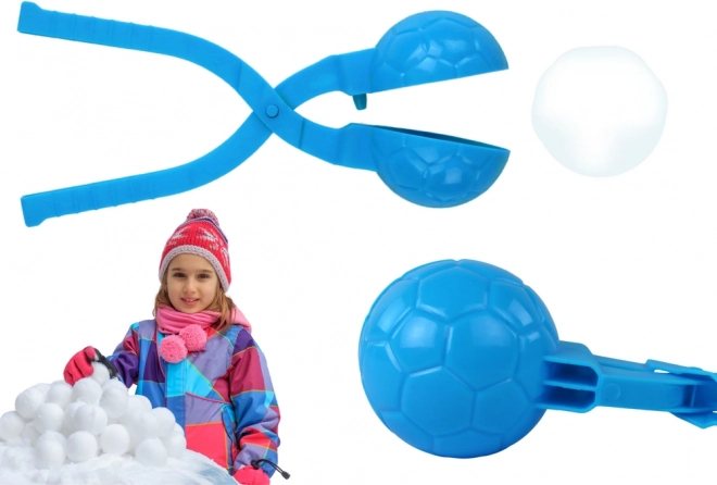 snežni oblikovalec za snežne kepe z vzorcem žoge, moder
