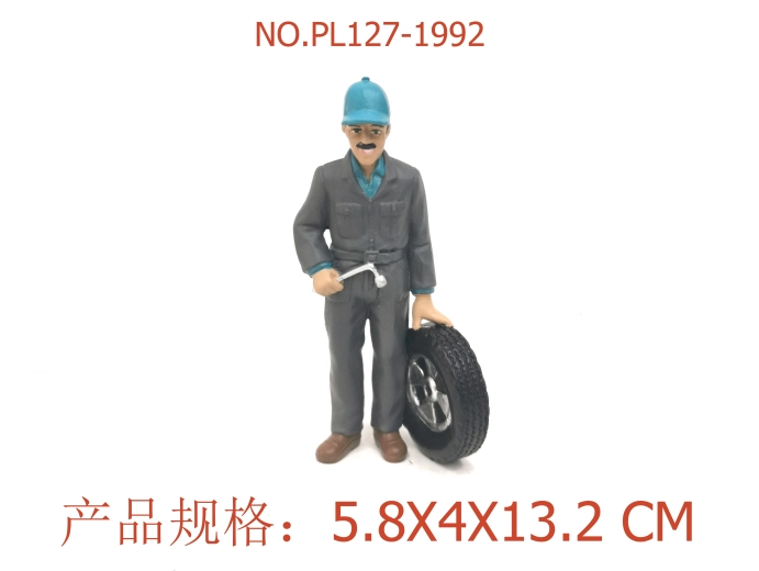 Auto mechanic figurine 13.2 cm - 1 piece