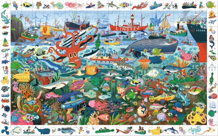 An underwater world full of details