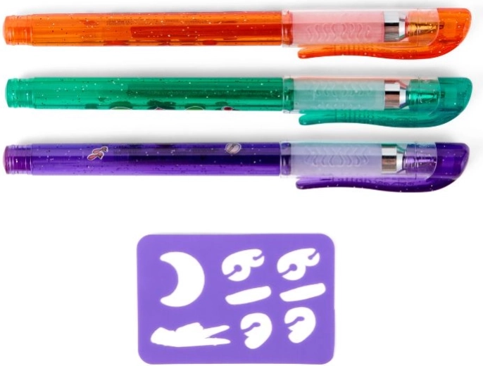 Bleščeča gelna peresa za izrazite začasne tetovaže