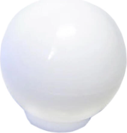 Bel plastičen pohištveni gumb Rotan 30 mm