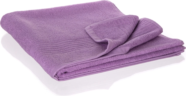 brisača Loris 70 × 140 cm svetlo vijolična bombaž 480 gsm