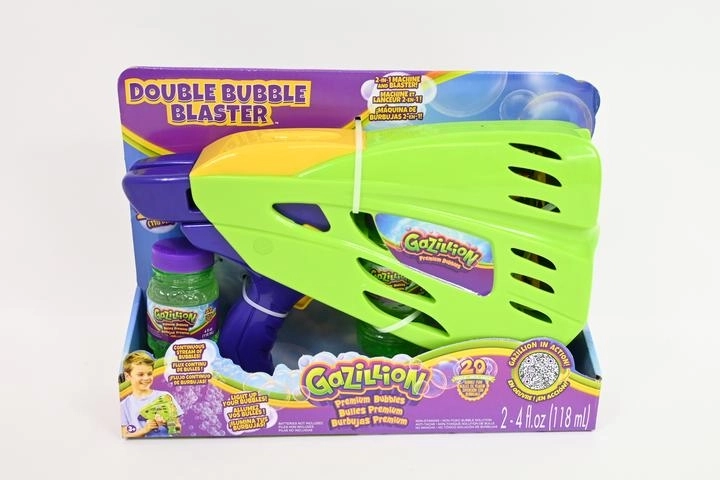 Gazillion Double Bubble Blaster 2v1 stroj za milne mehurčke z LED lučkami
