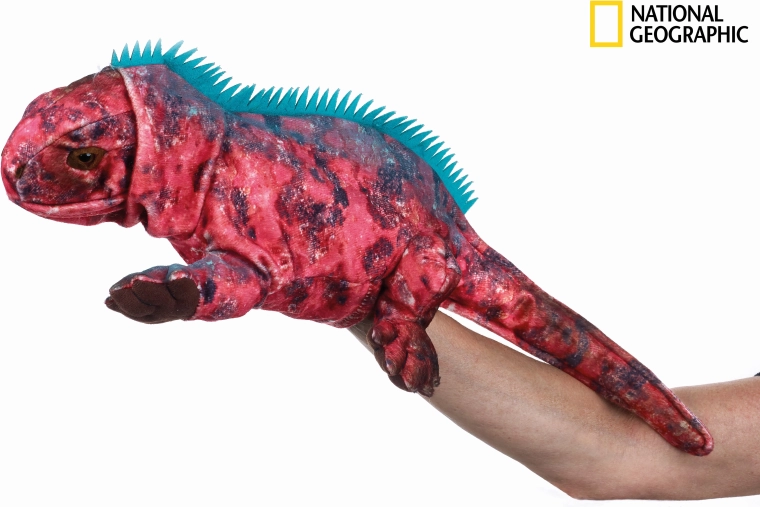 Ročna lutka National Geographic legvan 23 cm