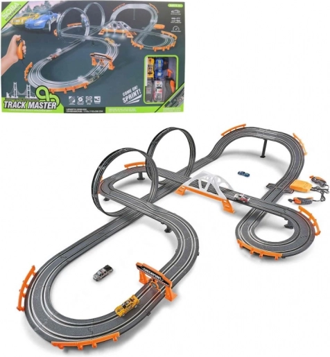 Avtocesta z adapterjem in baterijami za otroke 6+