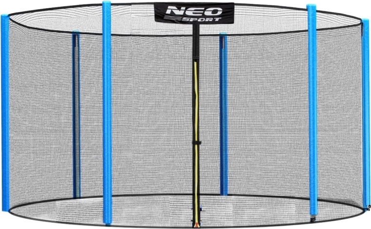 Neo-Sport zunanja zaščitna mreža za trampolin 244–252 cm (8 ft) za 6 stebrov