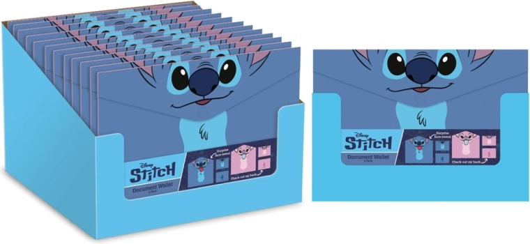 Set of plastic folders Lilo and Stitch
