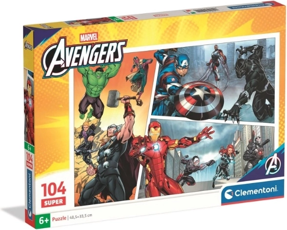 Clementoni sestavljanka Super The Avengers 104 kosov