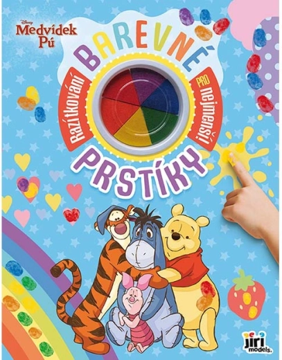 Winnie the Pooh Colorful Finger Prints