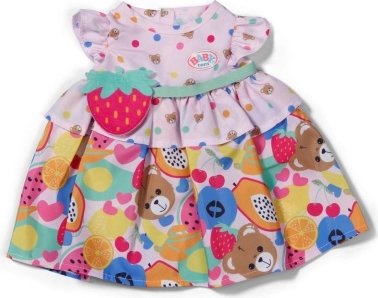 Baby born obleka s sadnim motivom za punčke 43 cm