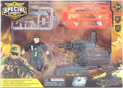 Vojaški set s strojnico za otroke