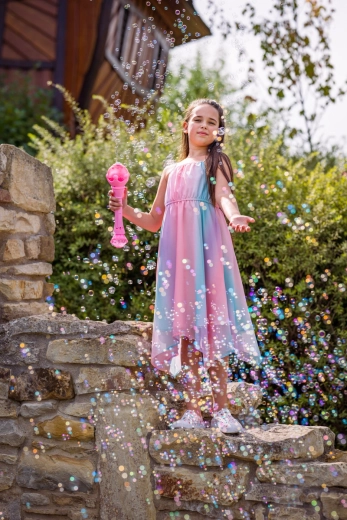 Čarobni tok mehurčkov z enim pritiskom