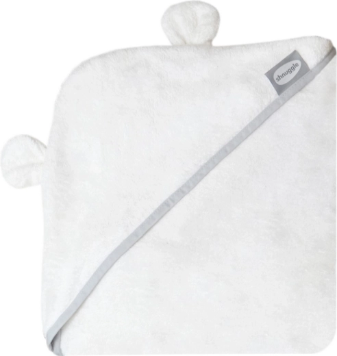 Shnuggle zavijalna kopalna brisača s kapuco white