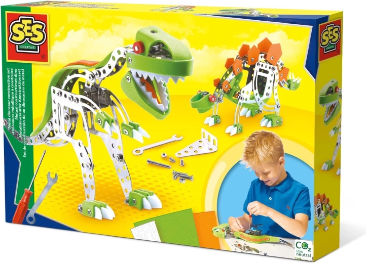 Dva modela dinozavrov za sestavljanje